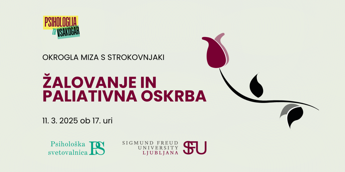 žalovanje in paliativna oskrba okrogla miza