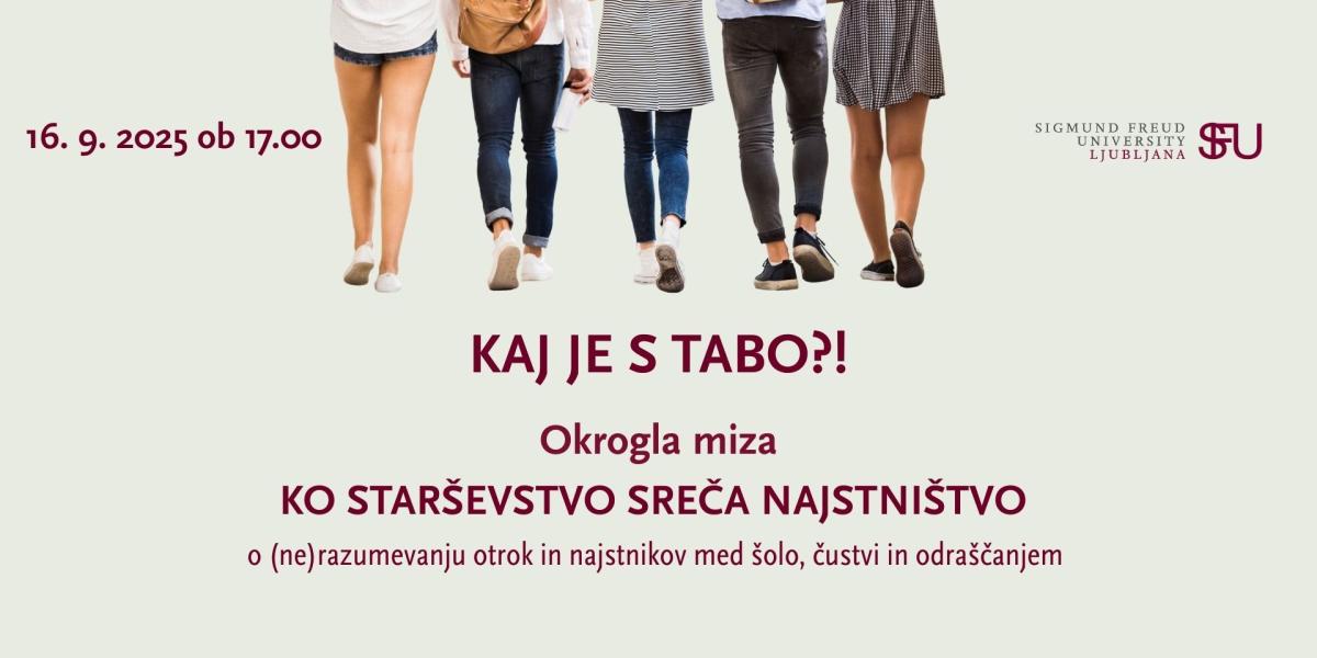 Kaj je s tabo? Ko starševstvo sreča najstništvo