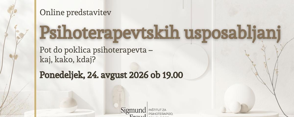 Psihotarapevtska usposabljanja